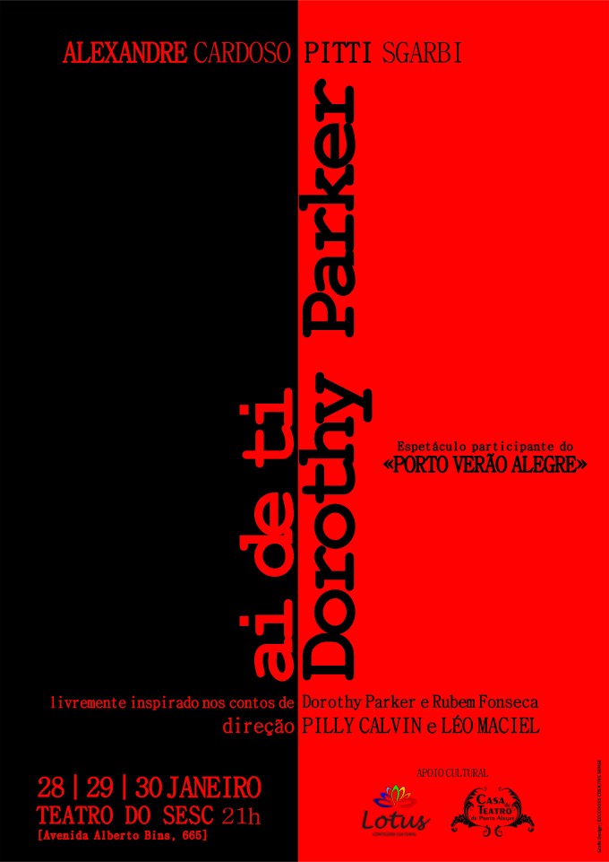 AI DE TI DOROTHY PARKER_ cartaz A3