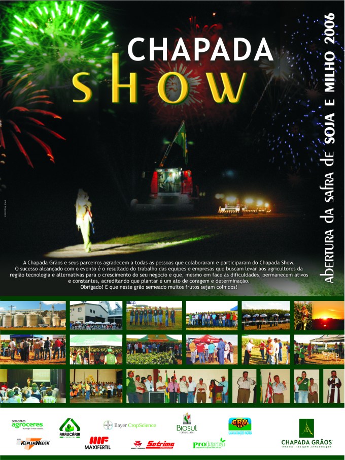 Anúncio Pág Jornal Chapada Show 01-04-2006